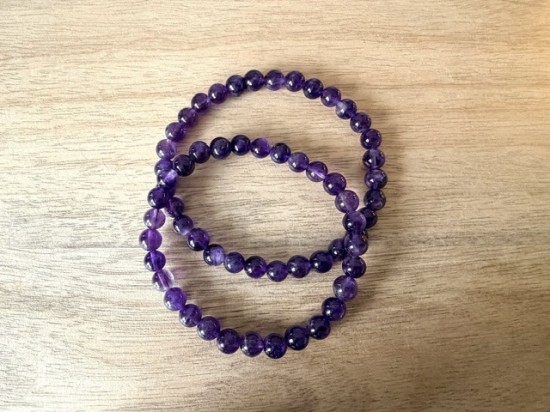 Amethist armbanden 6mm nr 2