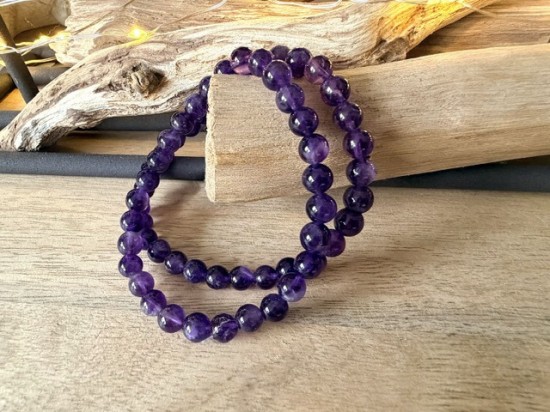 Amethist armbanden 6mm