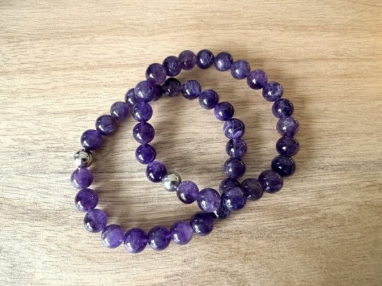 Amethist armbanden 8mm
