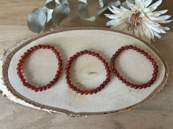 Armband carneool 6mm