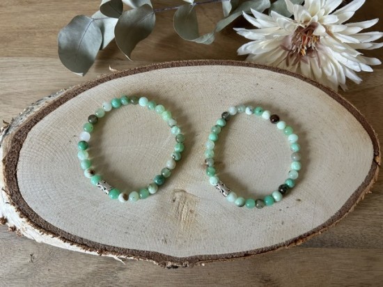 Armband chrysopraas 6mm
