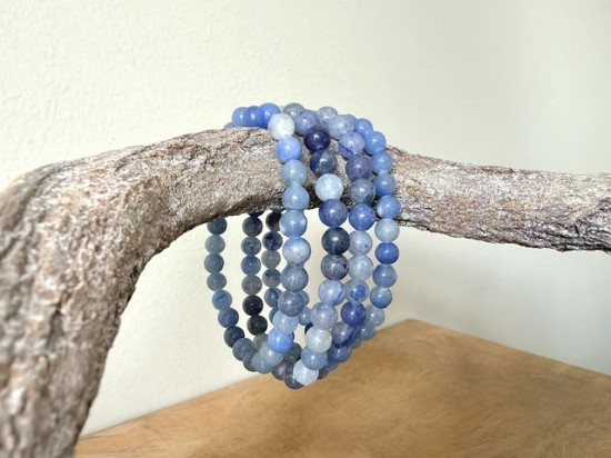 Blauwe aventurijn armband 2 0