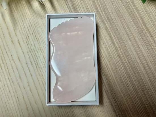 Gua Sha schraper rozenkwarts
