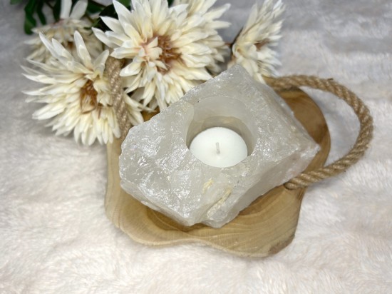 Sneeuwkwarts theelichthouder