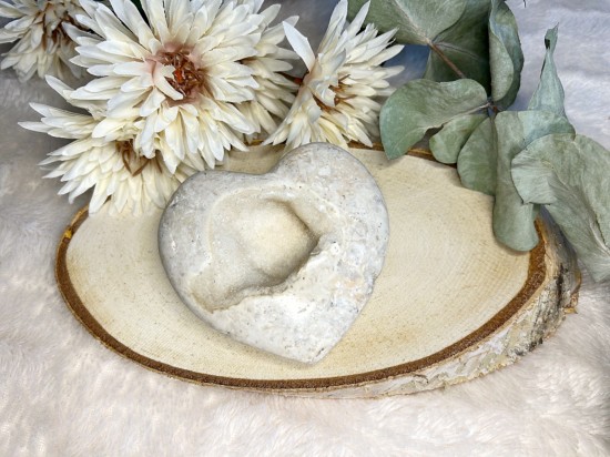 Witte aragoniet hart