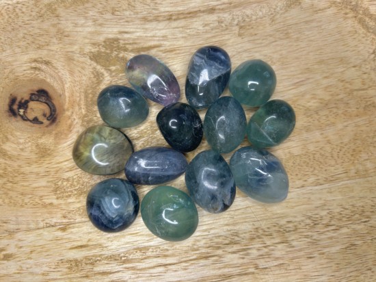 Fluoriet trommelstenen