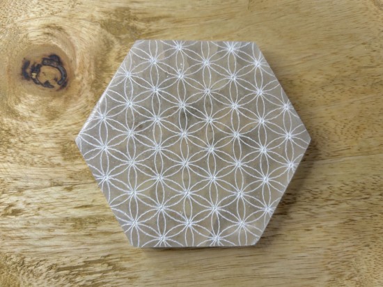 Seleniet oplaadschijf  flower of life