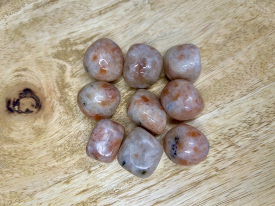 Zonnesteen trommelstenen