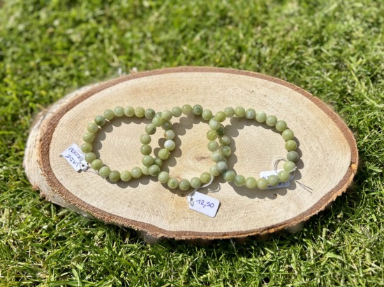 Groene jade armband