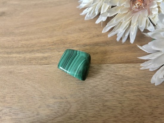 Malachiet trommelsteen