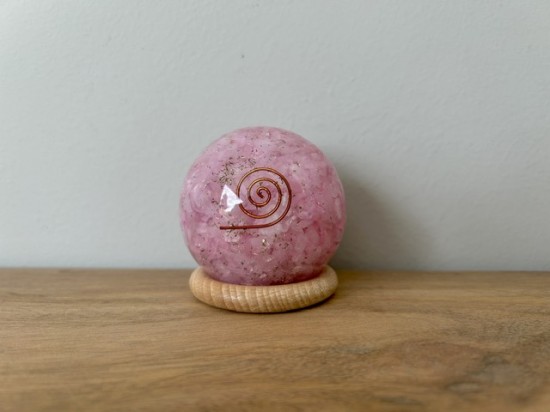 Orgonite bol rozenkwarts