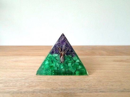 Orgonite peridoot amethist