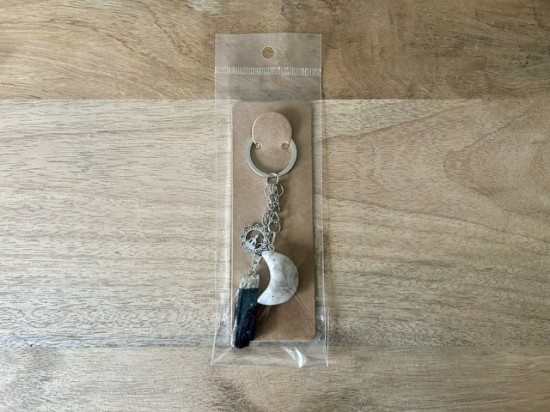 Sleutelhanger bescherming maansteen toermalijn 3