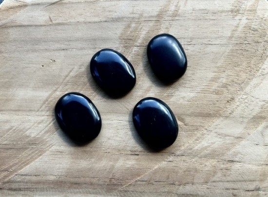 Zwarte agaat zaksteen